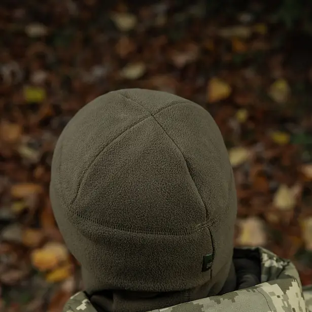 9 - Шапка флисовая M-Tac Watch Cap Elite из Slimtex. Хаки