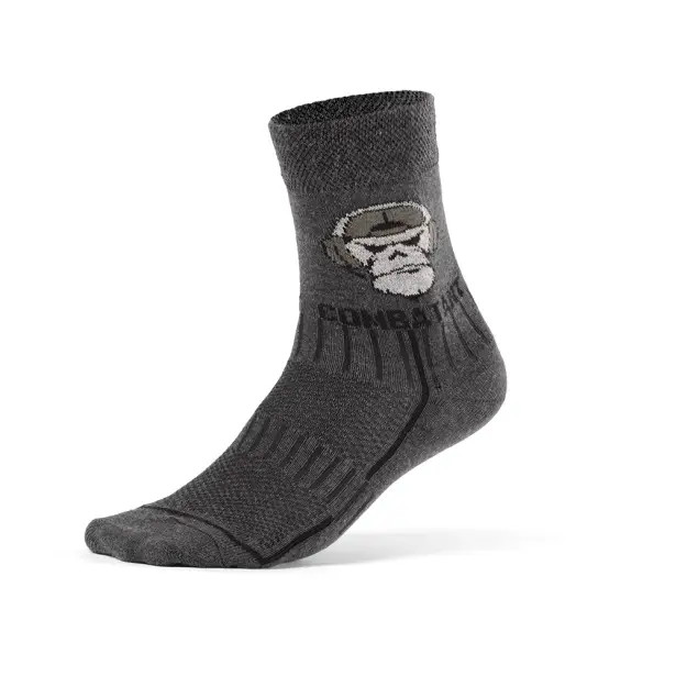 1 - Носки трекинговые Combatant Patrol Core Mid Summer. Серый