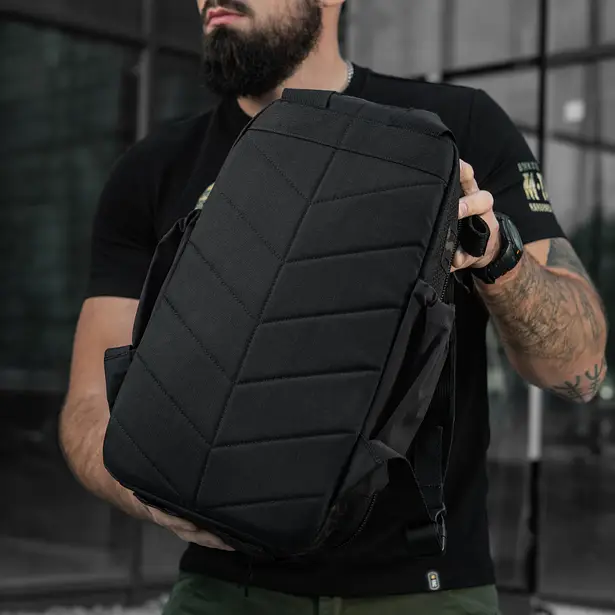 5 - Тактичний рюкзак M-Tac Sturm Elite 15л. Чорний мультикам