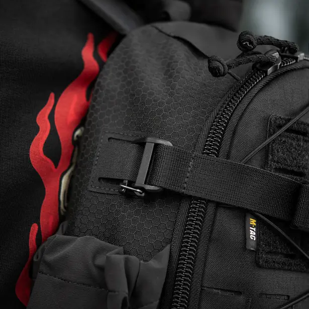 11 - Тактический рюкзак M-Tac Sturm Elite с эргономичными лямками. Черный