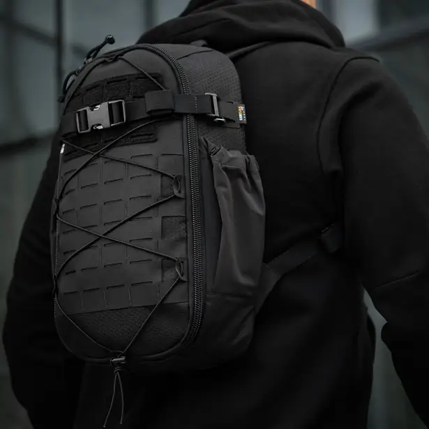 12 - Тактический рюкзак M-Tac Sturm Elite с эргономичными лямками. Черный