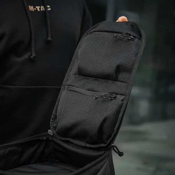 9 - Тактический рюкзак M-Tac Sturm Elite с эргономичными лямками. Черный