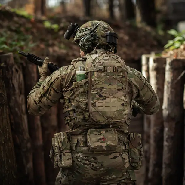3 - Тактичний рюкзак M-Tac Sturm Elite з ергономічними лямками. Мультикам