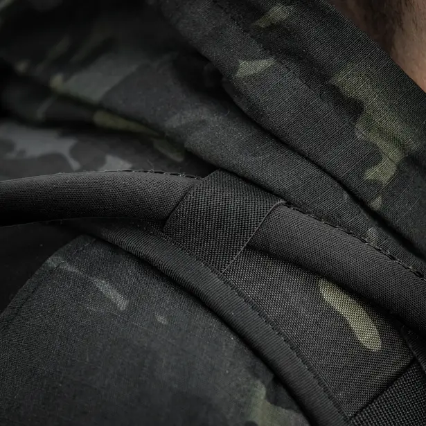 6 - Тактический рюкзак M-Tac Sturm Elite с эргономичными лямками. Черный мультикам
