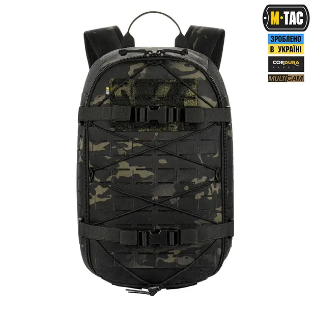 22 - Тактичний рюкзак M-Tac Sturm Elite з ергономічними лямками X-Large Elite Gen.II. Чорний мультикам