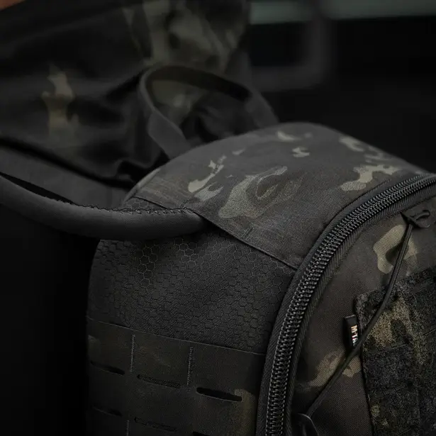 16 - Тактичний рюкзак M-Tac Sturm Elite з ергономічними лямками X-Large Elite Gen.II. Чорний мультикам