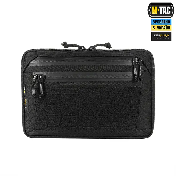 20 - Тактична сумка M-Tac Admin Bag Medium Elite Hex з липучкою. Чорний