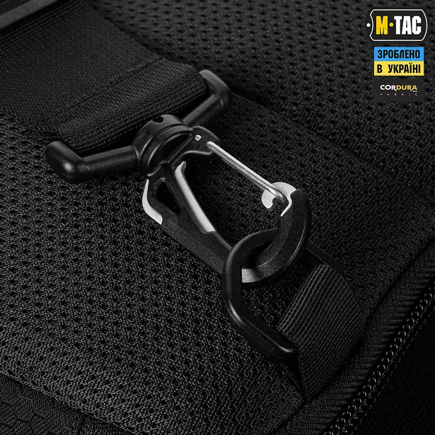 14 - Тактична сумка M-Tac Admin Bag Medium Elite Hex з липучкою. Чорний