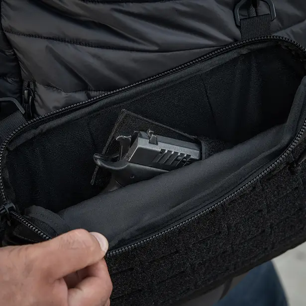 8 - Тактична сумка M-Tac Admin Bag Medium Elite Hex з липучкою. Чорний