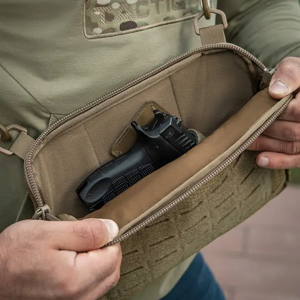 9 - Тактична сумка M-Tac Admin Bag Medium Elite Hex з липучкою. Койот