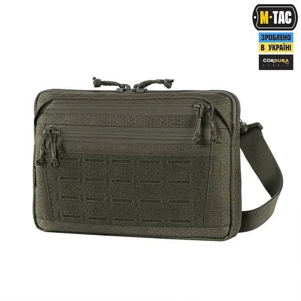 18 - Тактична сумка M-Tac Admin Bag Medium Elite Hex з липучкою. Олива