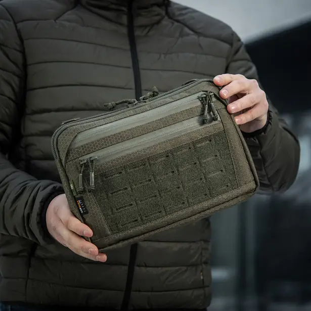 16 - Тактична сумка M-Tac Admin Bag Medium Elite Hex з липучкою. Олива