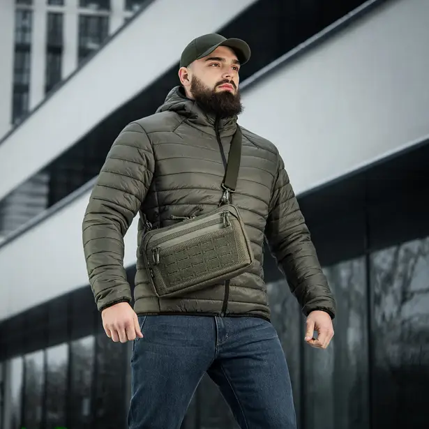 15 - Тактична сумка M-Tac Admin Bag Medium Elite Hex з липучкою. Олива