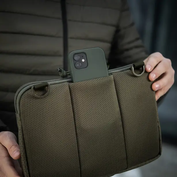 4 - Тактична сумка M-Tac Admin Bag Medium Elite Hex з липучкою. Олива