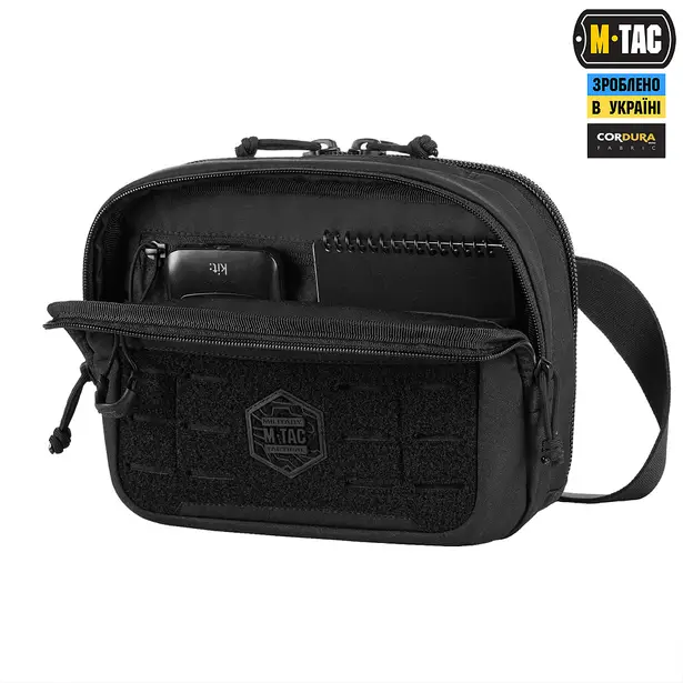 18 - Сумка через плече M-Tac EDC Bag Elite. Чорний