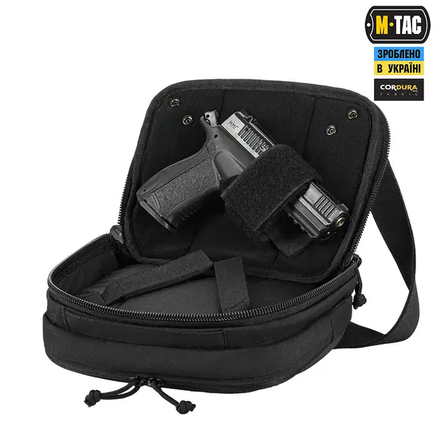 17 - Сумка через плече M-Tac EDC Bag Elite. Чорний