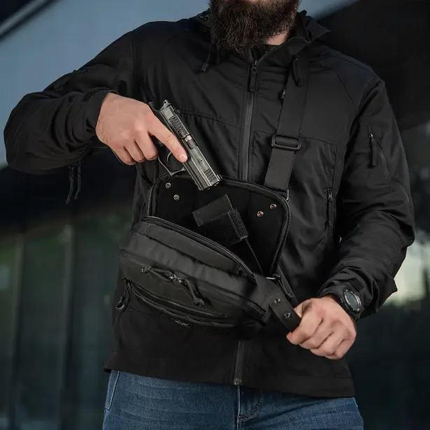 6 - Сумка через плече M-Tac EDC Bag Elite. Чорний