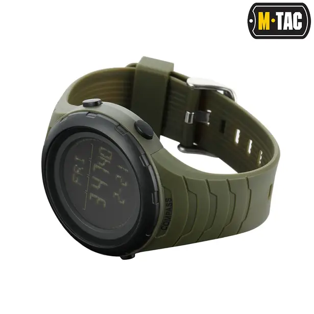 2 - Годинник тактичний M-Tac 2166. Олива