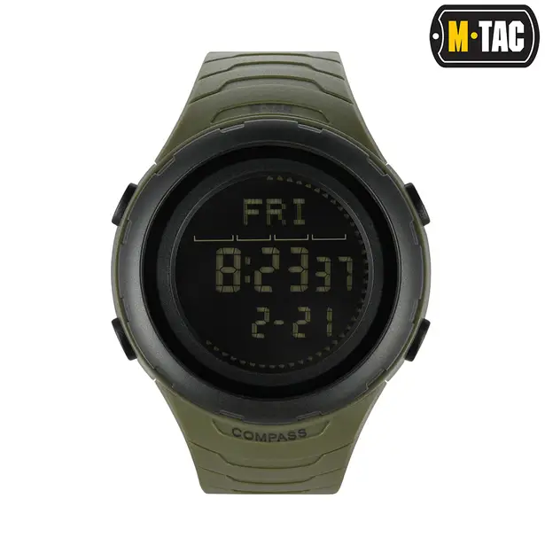 1 - Годинник тактичний M-Tac 2166. Олива