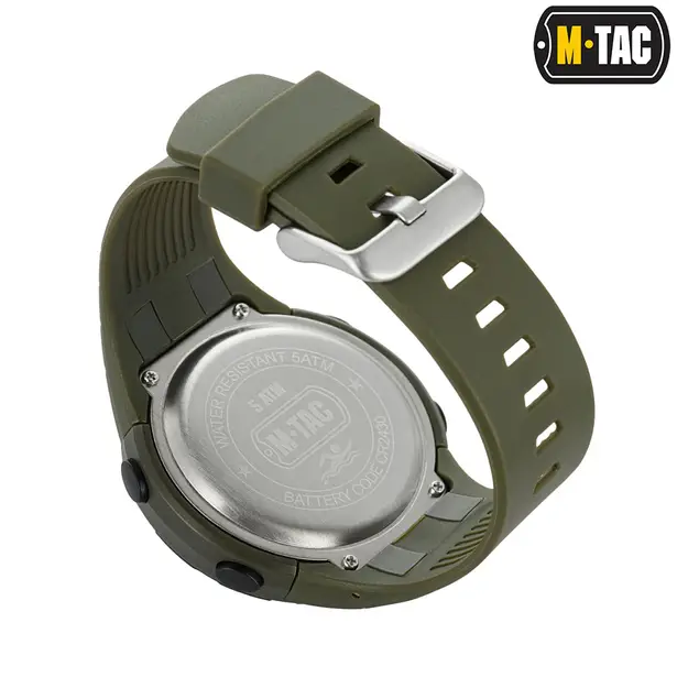 3 - Годинник тактичний M-Tac 2166. Олива
