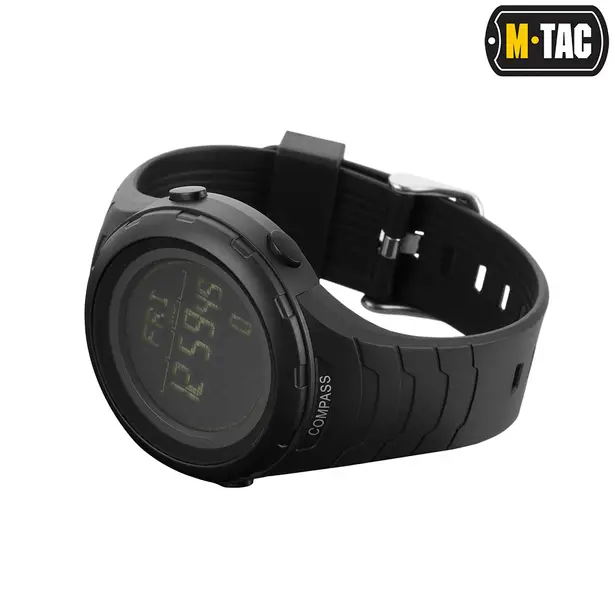2 - Годинник тактичний M-Tac 2166. Чорний