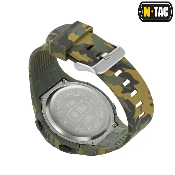 16 - Годинник тактичний M-Tac 2166. Камуфляж