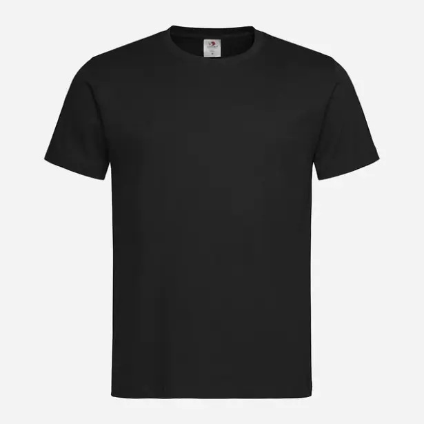 1 - Футболка мужская Stedman Classic-T хлопок. Черный