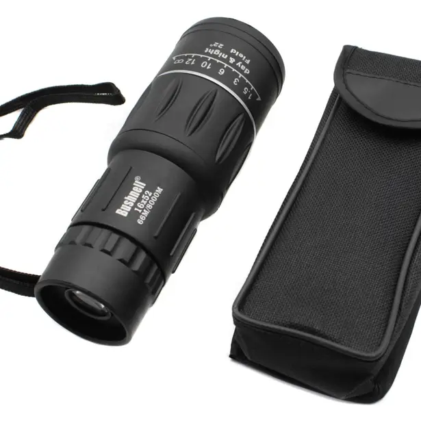 1 - Монокль Bushnell 4502 16x52 с чехлом. Черный