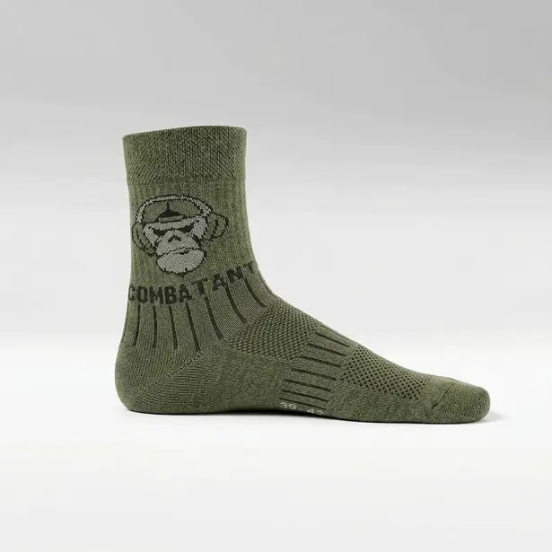 3 - Шкарпетки трекінгові Combatant Patrol Core Mid Summer. Хакі