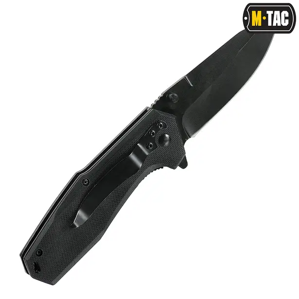 3 - Нож складной M-TAC Type 5. Черный