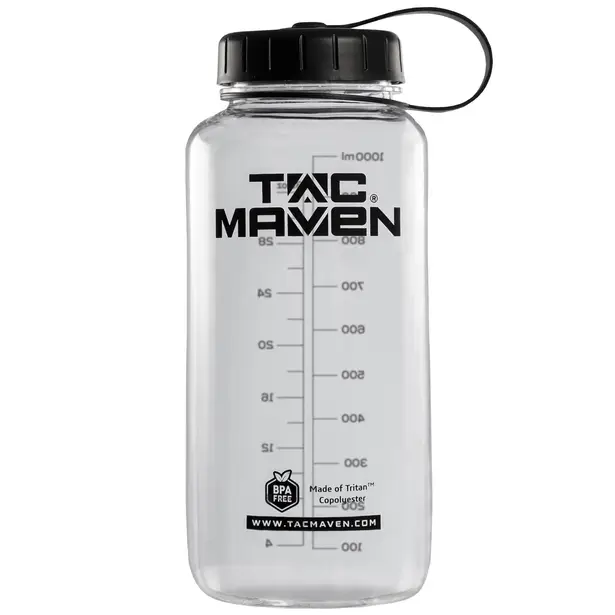 1 - Бутылка для воды Pentagon Tac Maven Norman Tritan 1л. Прозрачный