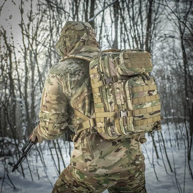 4 - Рюкзак тактический M-Tac Assault Pack. Мультикам