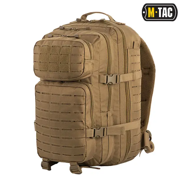 1 - Рюкзак тактический M-Tac Large Assault Pack Laser Cut. Койот