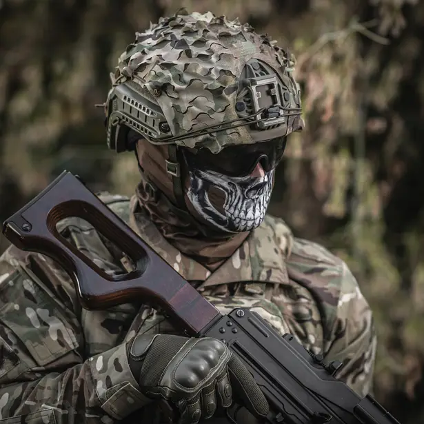 10 - Шарф-труба полегшений M-Tac Reaper Skull. Койот
