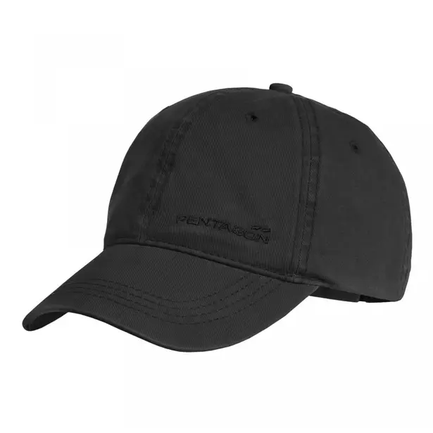 1 - Кепка Pentagon Mike twill BB. Черный