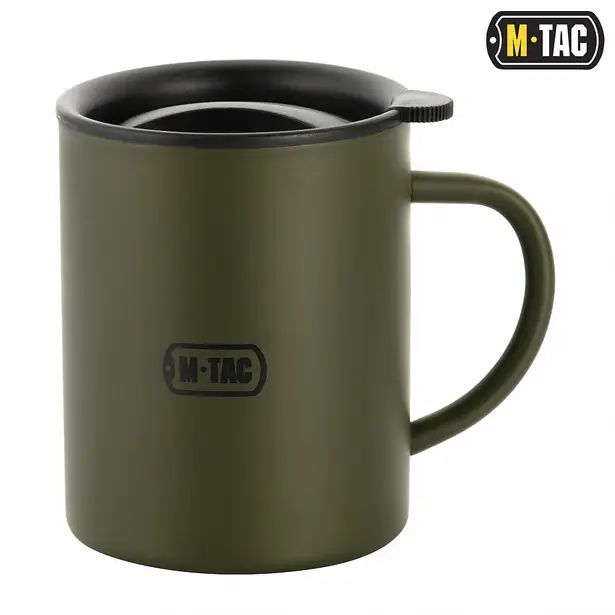 2 - Термокружка M-Tac 400 мл. Олива