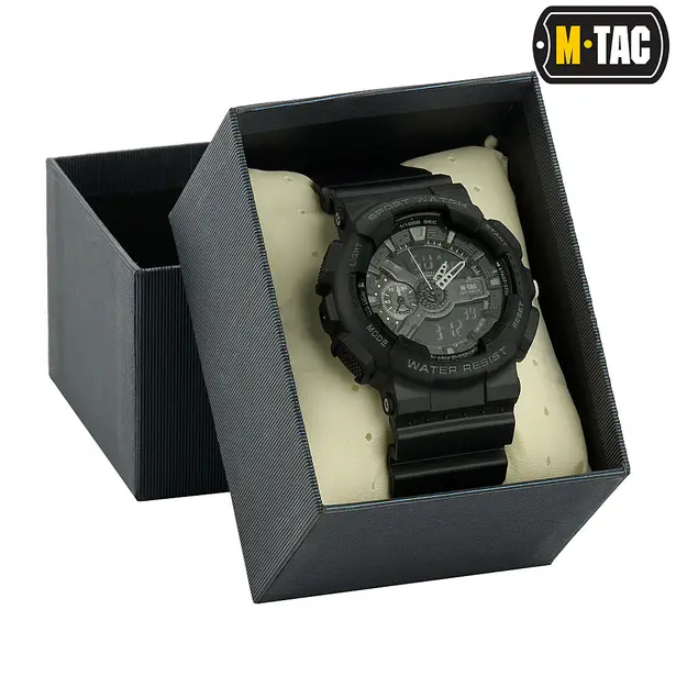 3 - Тактические часы M-Tac Sport. Черный