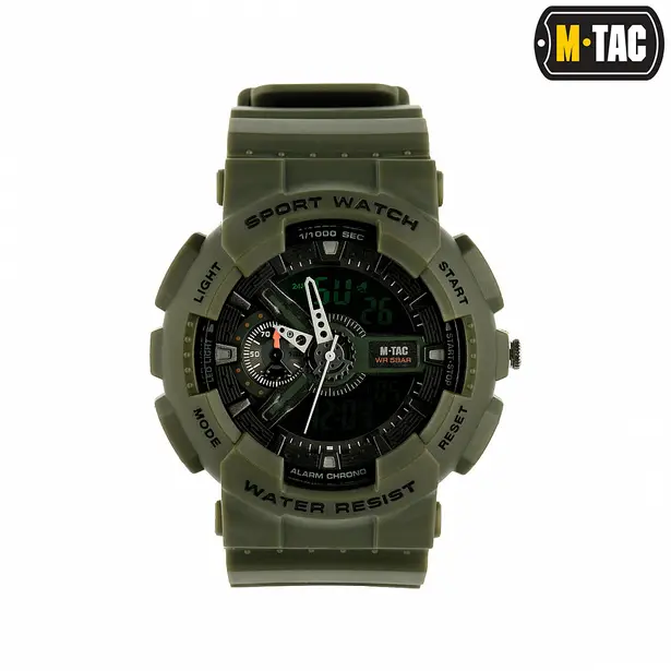1 - Тактичний годинник M-Tac Sport. Олива