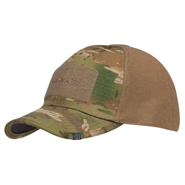 1 - Кепка тактична Pentagon Raptor BB Rip/mesh. Камуфляж Grassman