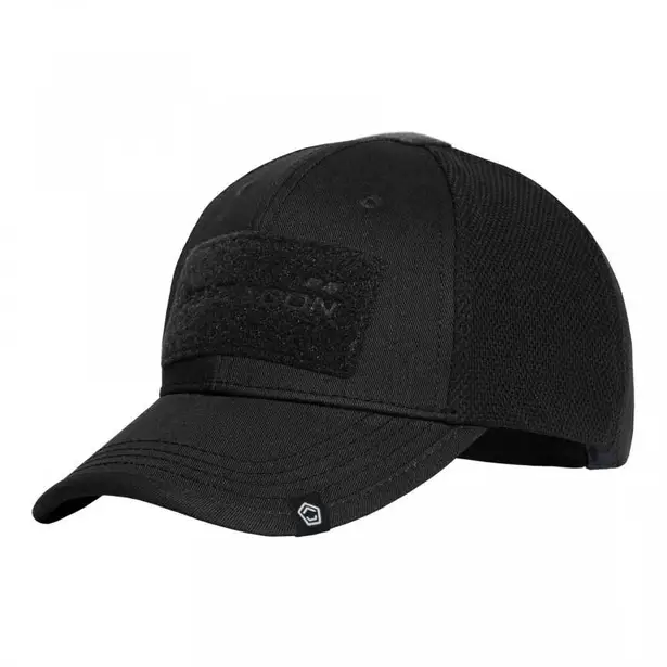 1 - Кепка тактична Pentagon Raptor BB Twill/Mesh. Чорний