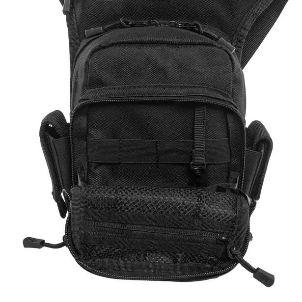 7 - Набедренная сумка Pentagon Max S 2.0 Thigh Pouch 3.7 л. Черный
