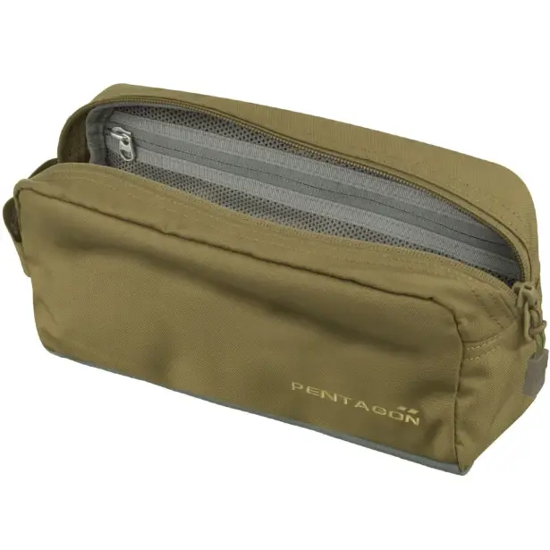 2 - Органайзер для туалетного приладдя Pentagon RAW Travel Kit. Койот