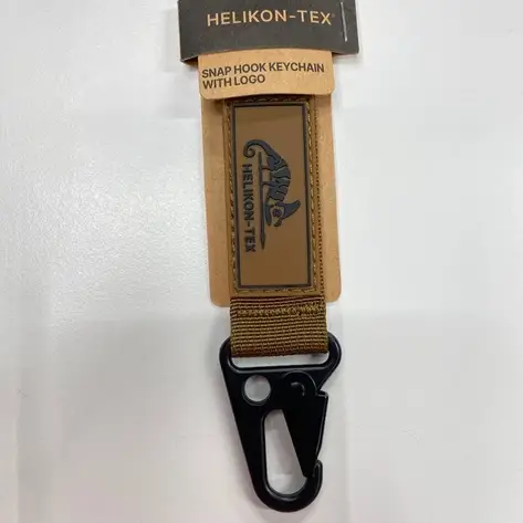 6 - Брелок з карабіном Helikon Logo. Койот
