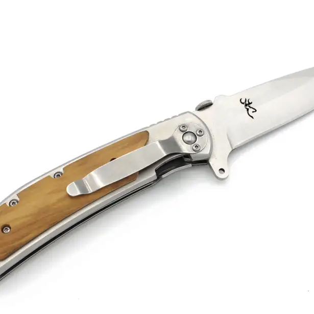 2 - Ніж складний Browning FA56, A1033A, Колір Коричневий
