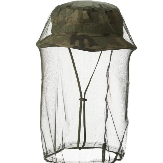 2 - Антимоскітна сітка на голову Helikon Mosquito Net Polyester Mesh. Олива