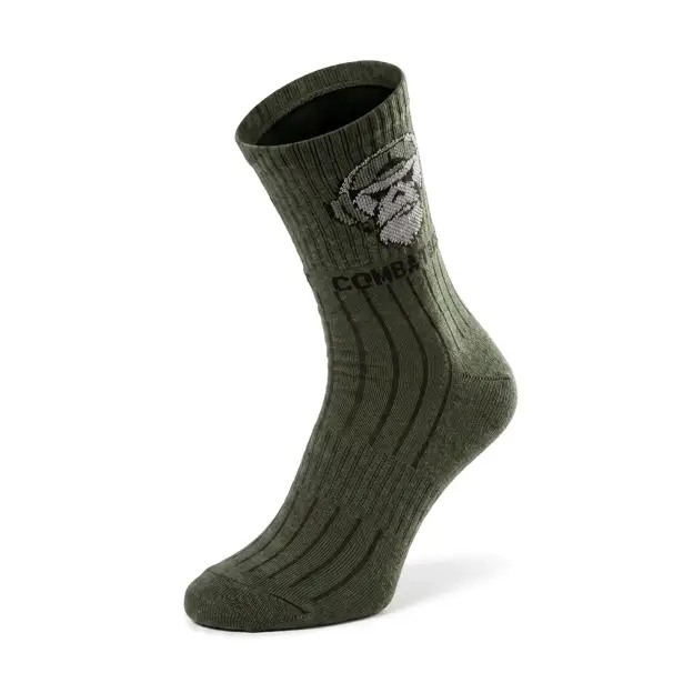 1 - Шкарпетки трекінгові Combatant Ranger Trek Mid Core. Олива