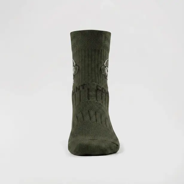 2 - Шкарпетки трекінгові Combatant Ranger Trek Mid Core. Олива