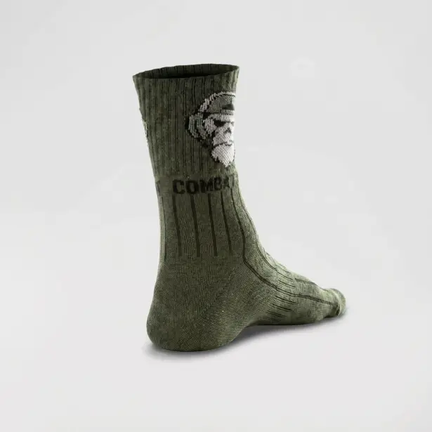 4 - Шкарпетки трекінгові Combatant Ranger Trek Mid Core. Олива