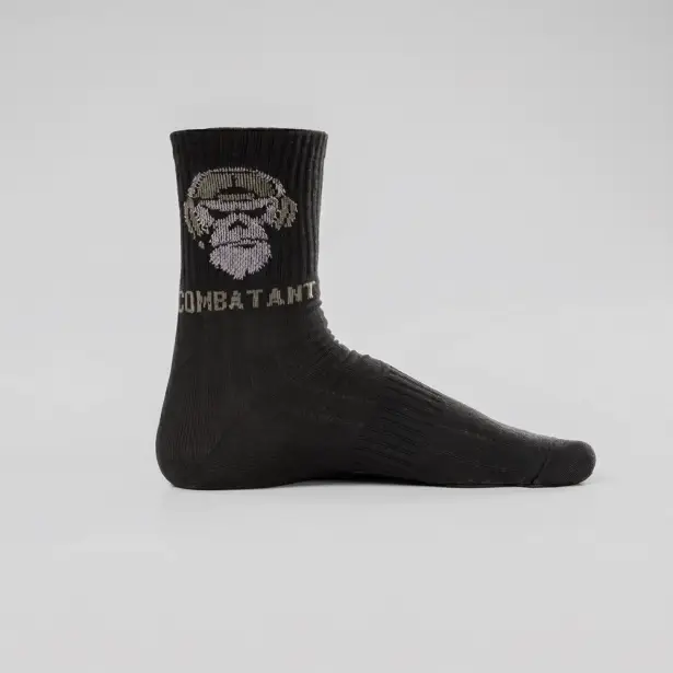 3 - Шкарпетки трекінгові Combatant Ranger Trek Mid Core. Чорний