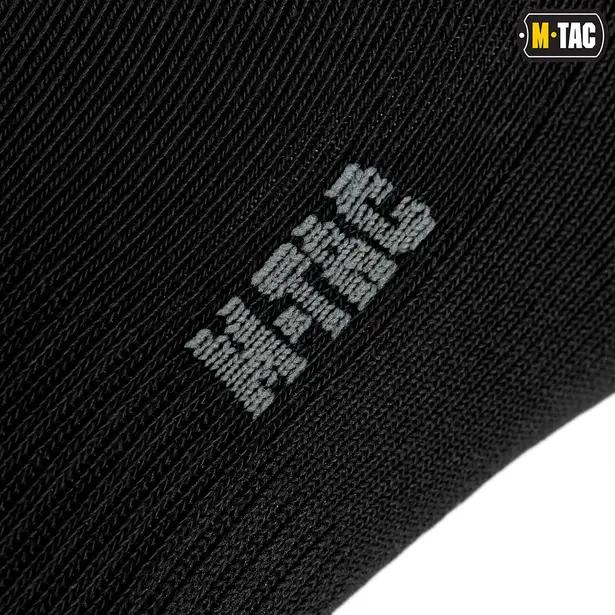 6 - Шкарпетки короткі тактичні M-Tac. Чорний
